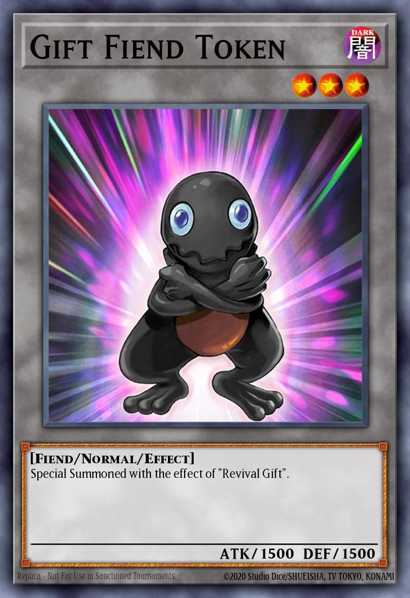 Gift Fiend Token 遊戲王 card