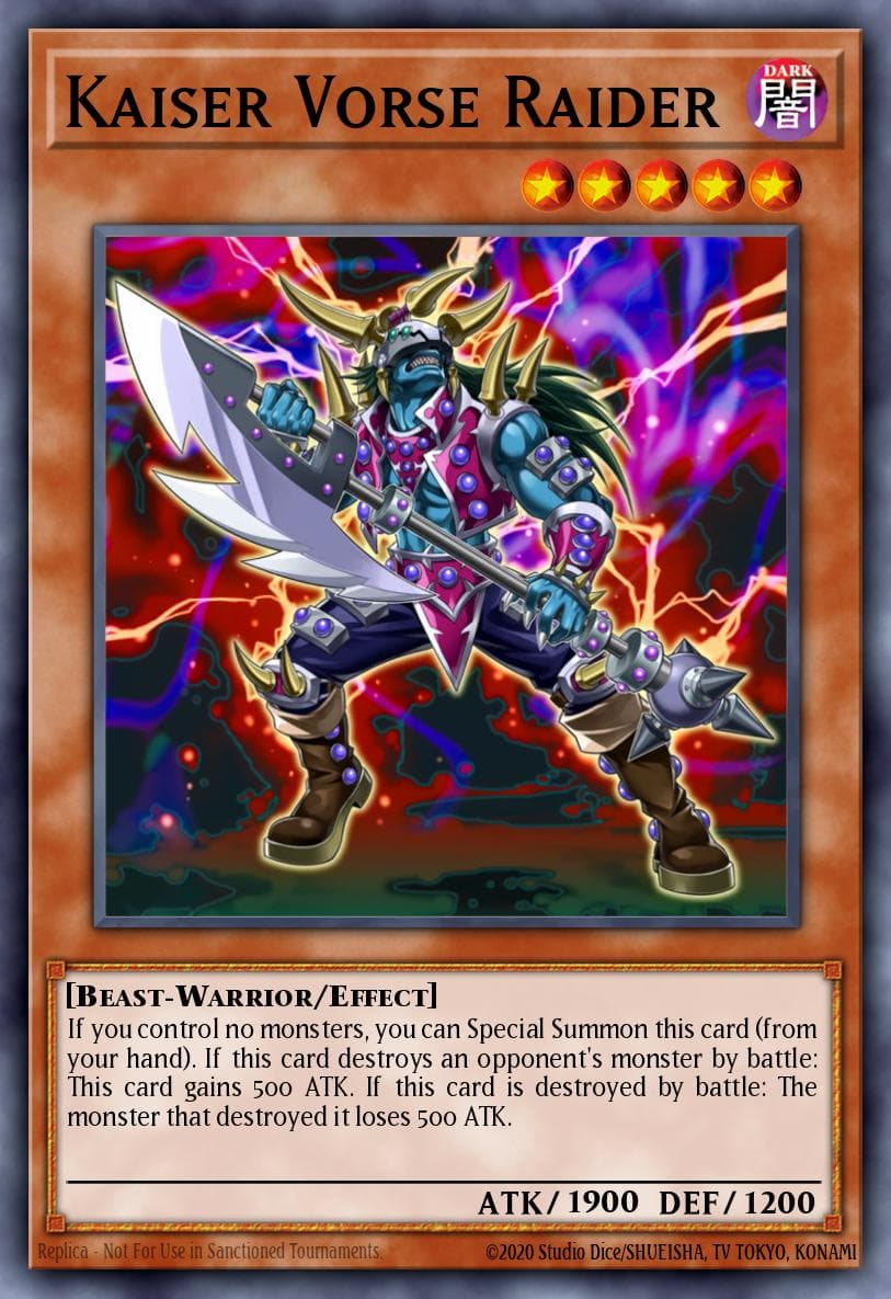 Kaiser Vorse Raider Yu-Gi-Oh! The Dark Side of Dimensions Movie Pack: Gold Edition card