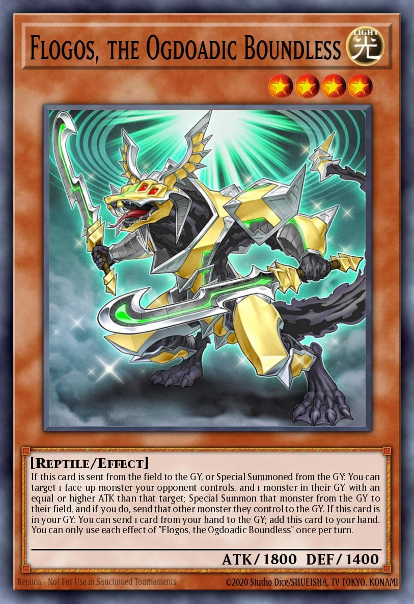 Flogos, the Ogdoadic Boundless Ancient Guardians card