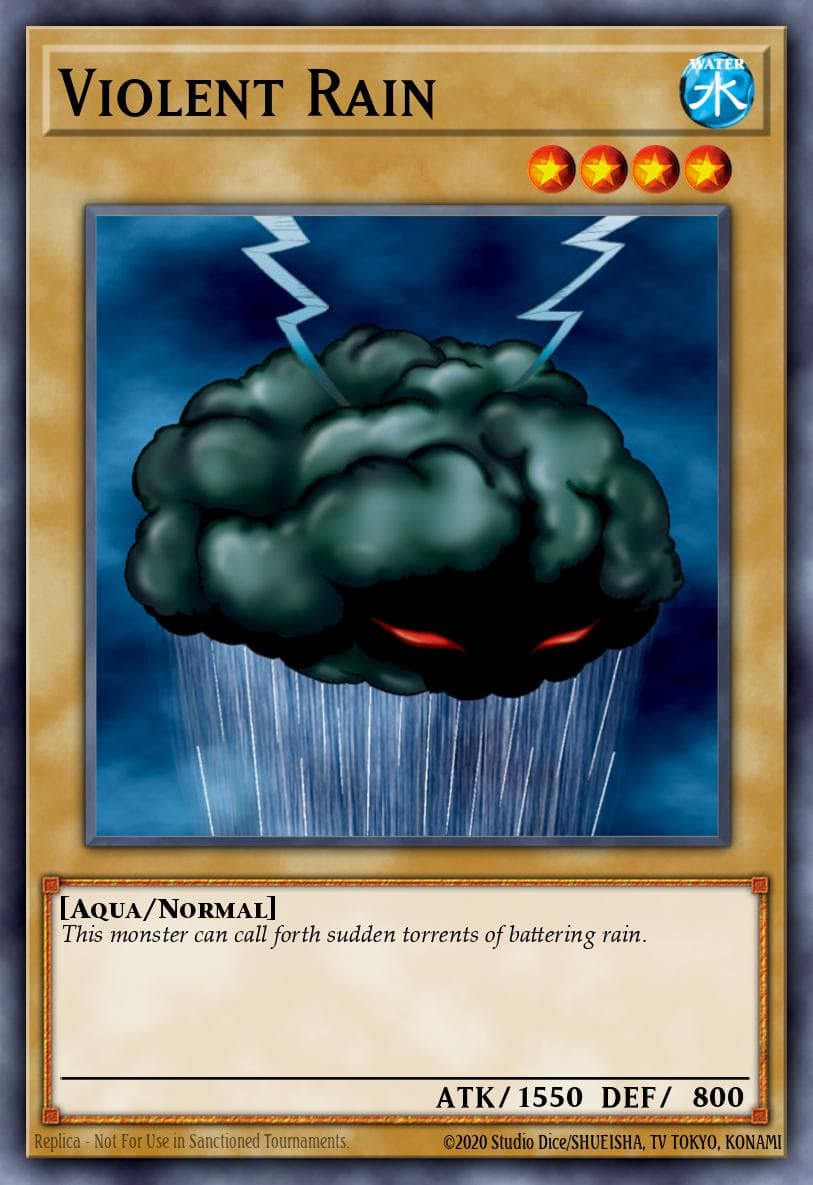Violent Rain Tournament Pack 8 card