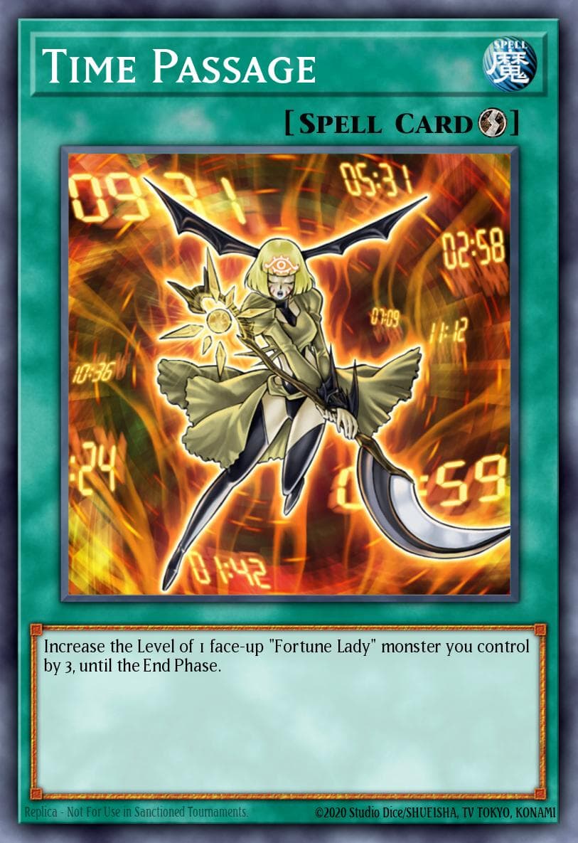 Time Passage 游戏王 card