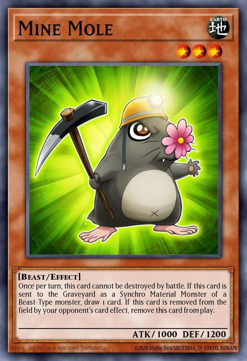 Mine Mole Ghosts From the Past card