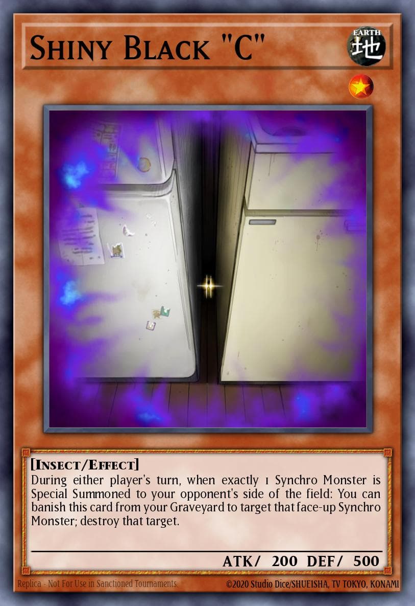 Shiny Black "C" Ancient Prophecy: Special Edition card