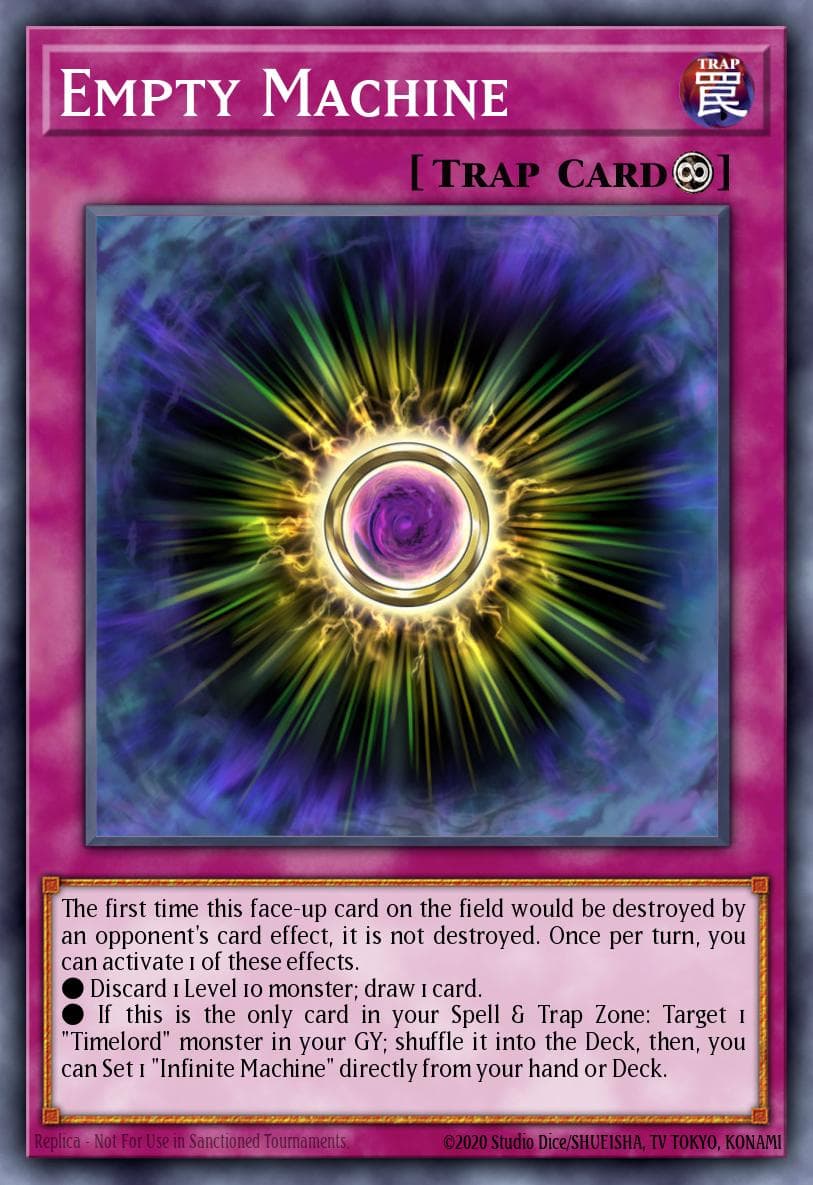 Empty Machine Battles of Legend: Relentless Revenge card