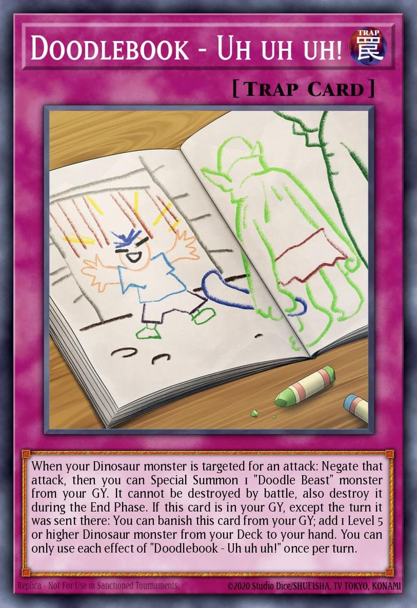 Doodlebook - Uh uh uh! Battles of Legend: Crystal Revenge card