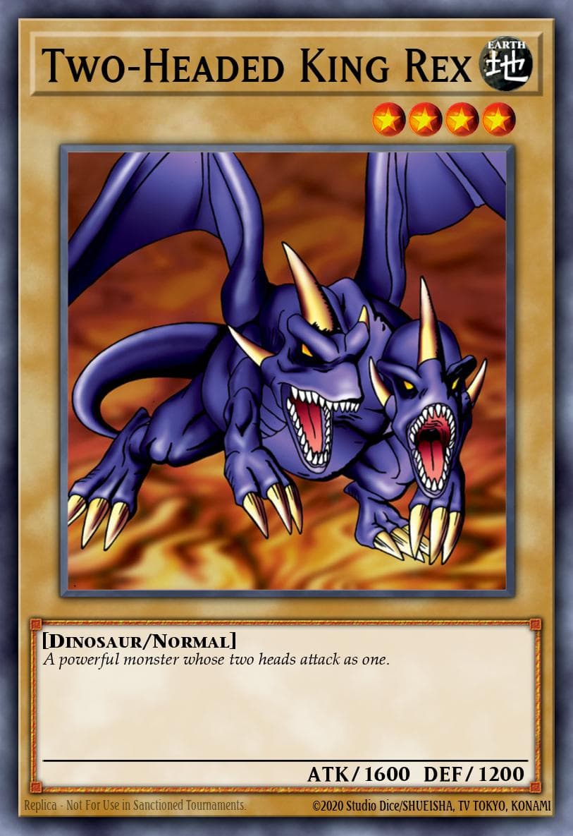 Two-Headed King Rex Dark Beginning 2 card