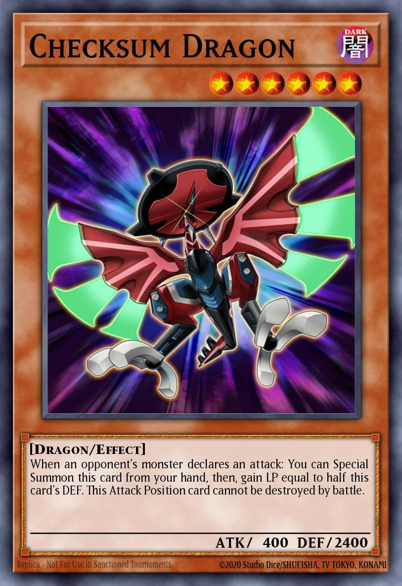 Checksum Dragon Structure Deck: Rokket Revolt card
