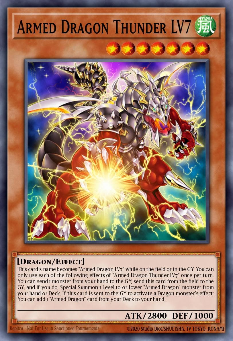 Armed Dragon Thunder LV7 2022 Tin of the Pharaoh's Gods card