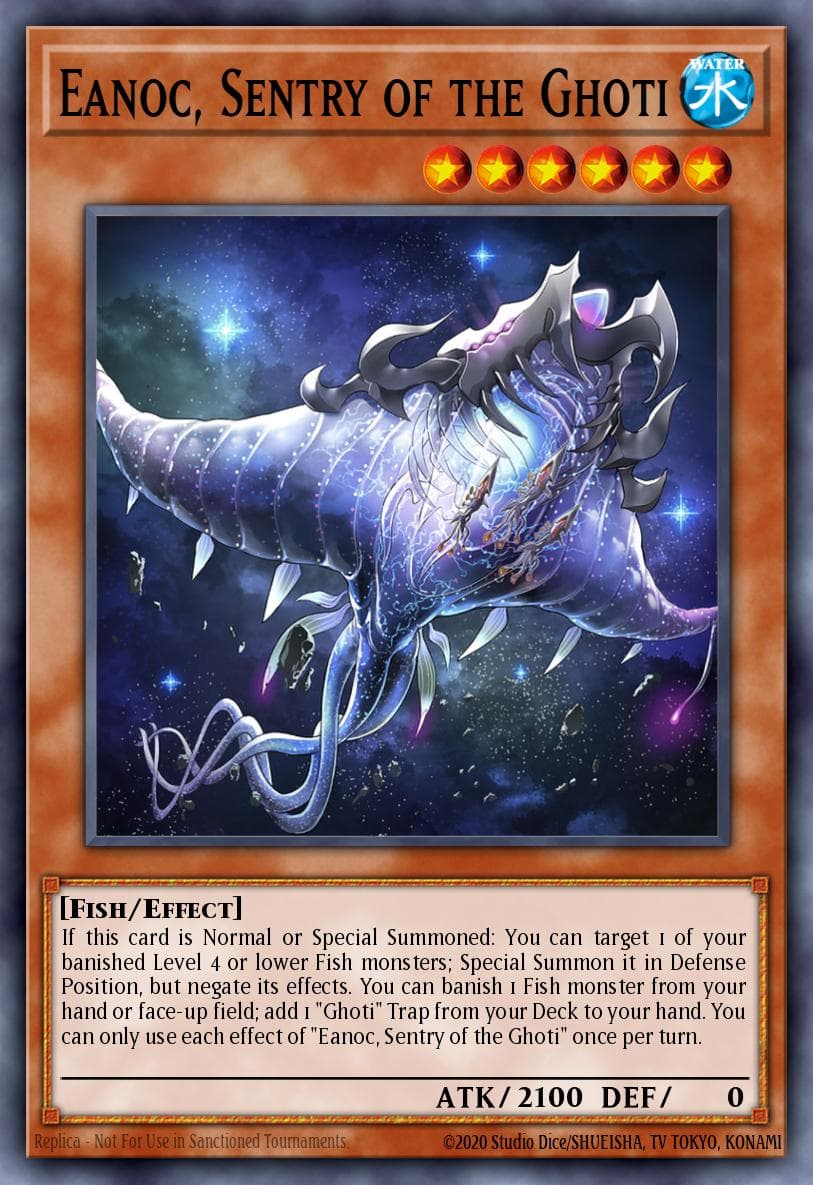 Eanoc, Sentry of the Ghoti Power of the Elements card
