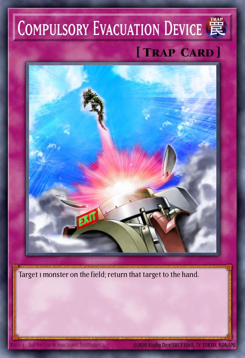 Compulsory Evacuation Device Duel Overload card