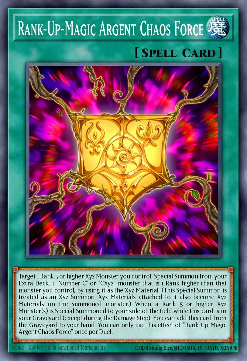 Rank-Up-Magic Argent Chaos Force Premium Gold card