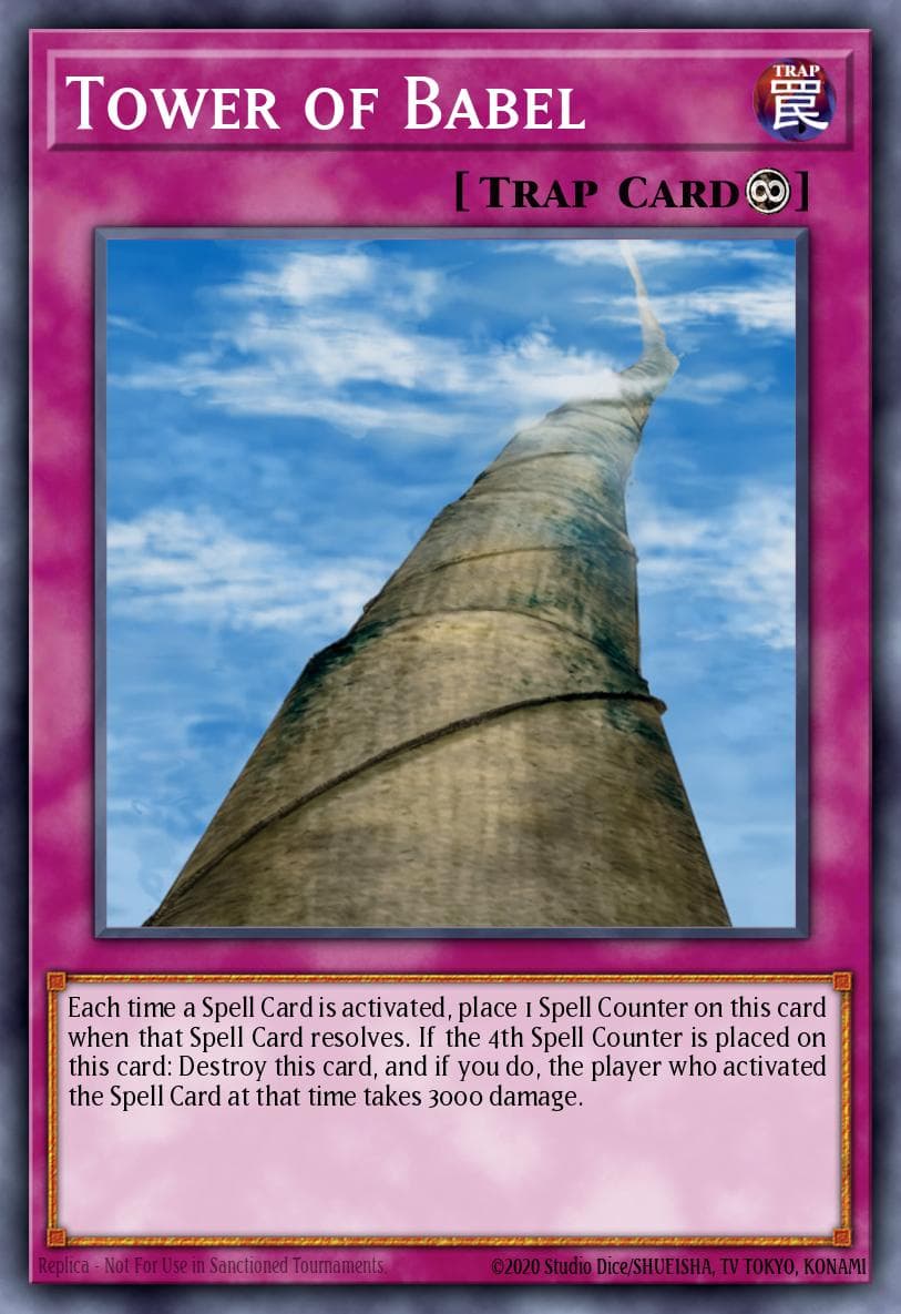 Tower of Babel Spellcaster's Command Structure Deck: Special Edition card
