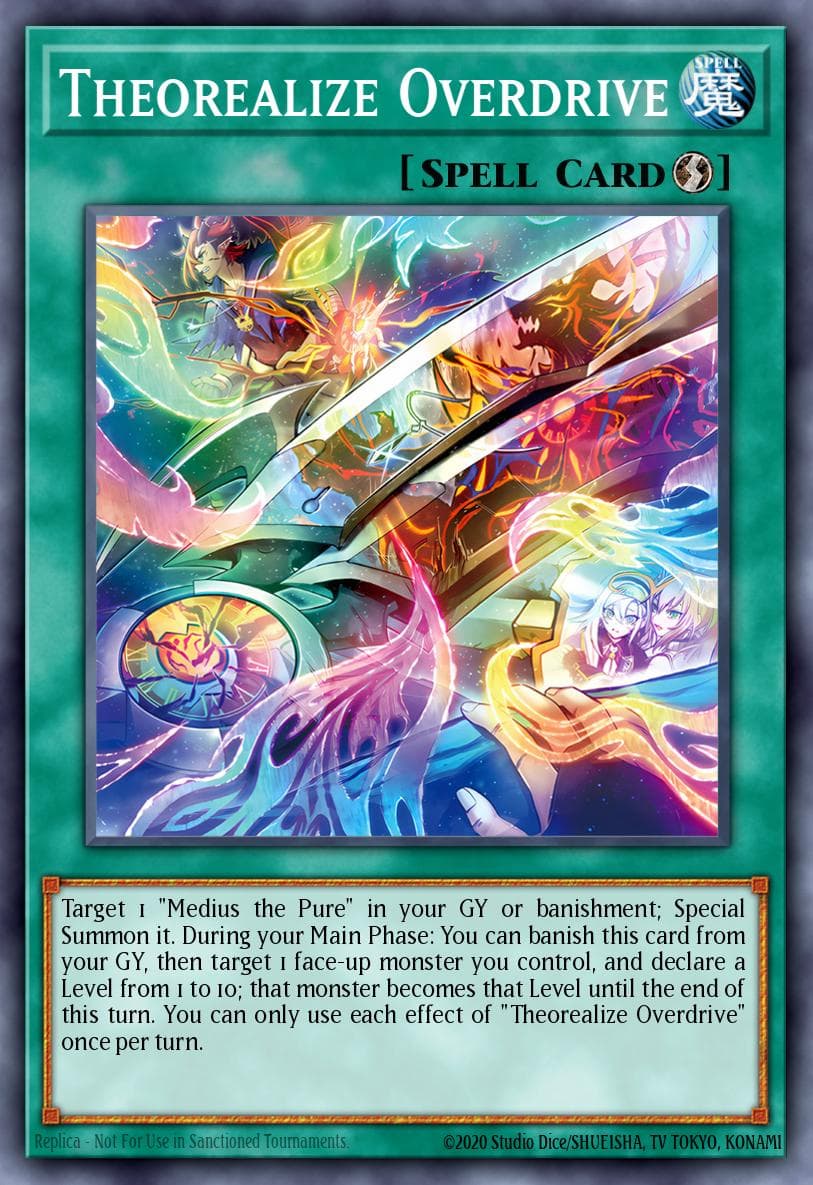 Theorealize Overdrive Doom of Dimensions card