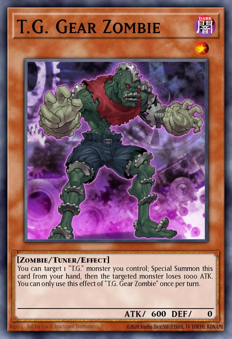 T.G. Gear Zombie Battles of Legend: Chapter 1 card