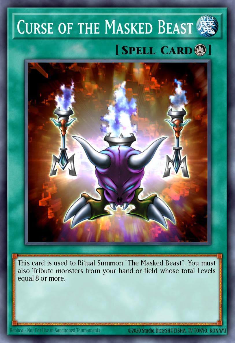 Curse of the Masked Beast Labyrinth of Nightmare card
