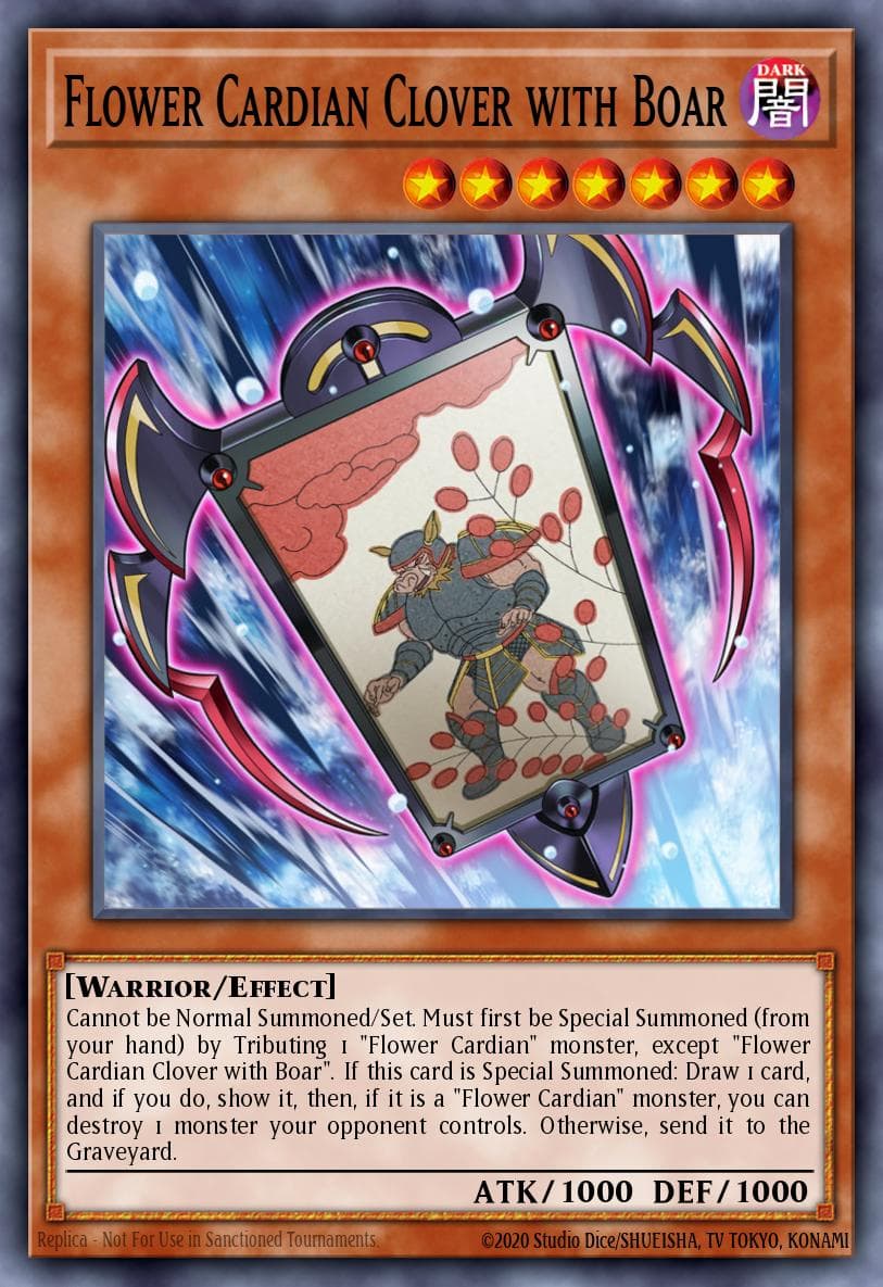Flower Cardian Clover with Boar Invasion: Vengeance: Special Edition card