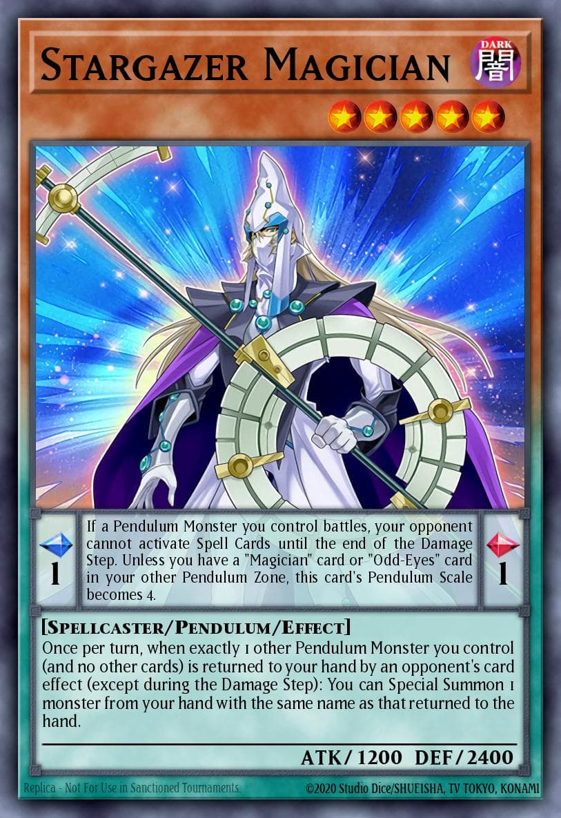 Stargazer Magician Master of Pendulum Structure Deck card