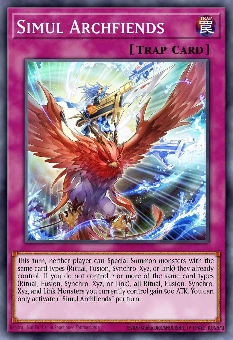 Simul Archfiends 25th Anniversary Tin: Dueling Heroes Mega Pack card