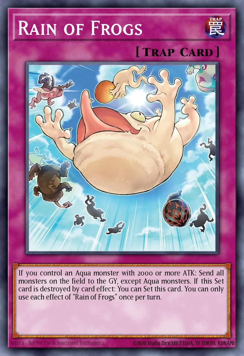 Rain of Frogs Burst Protocol card