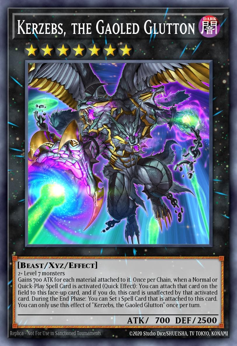 Kerzebs, the Gaoled Glutton Doom of Dimensions card