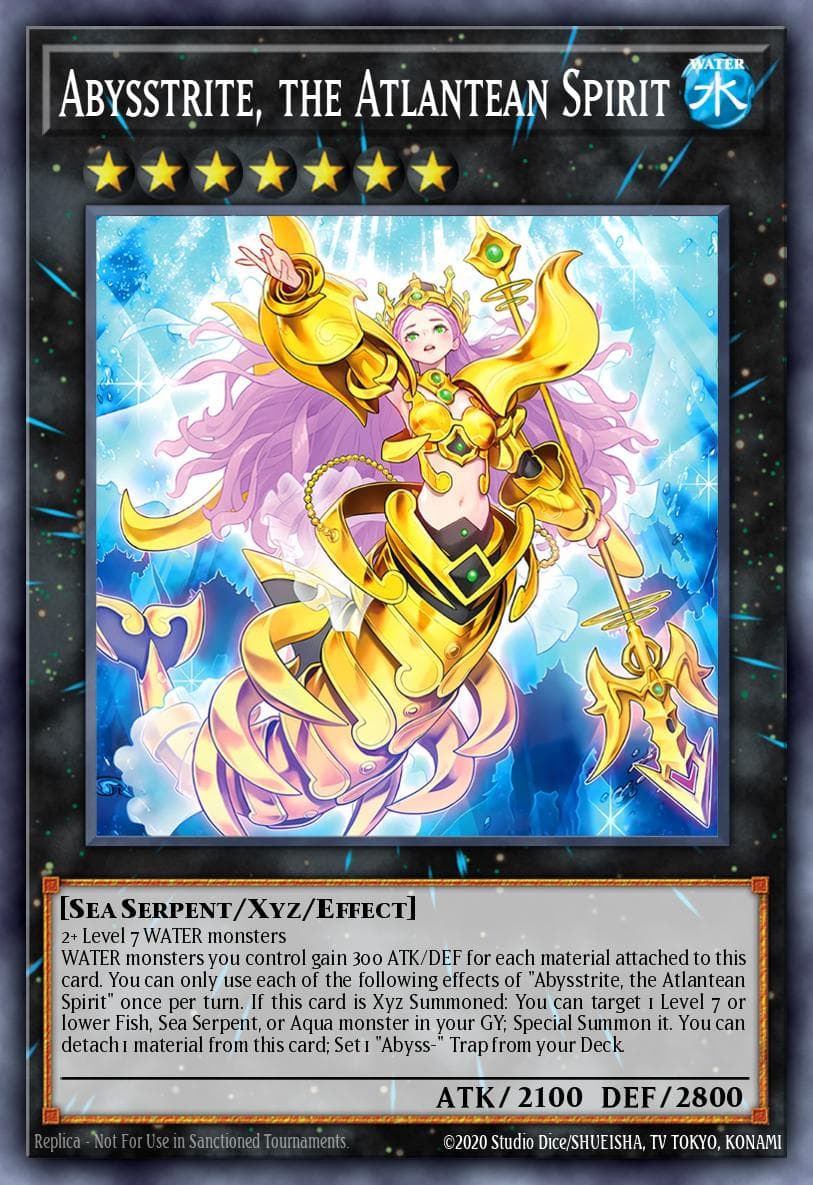 Abysstrite, the Atlantean Spirit Supreme Darkness card