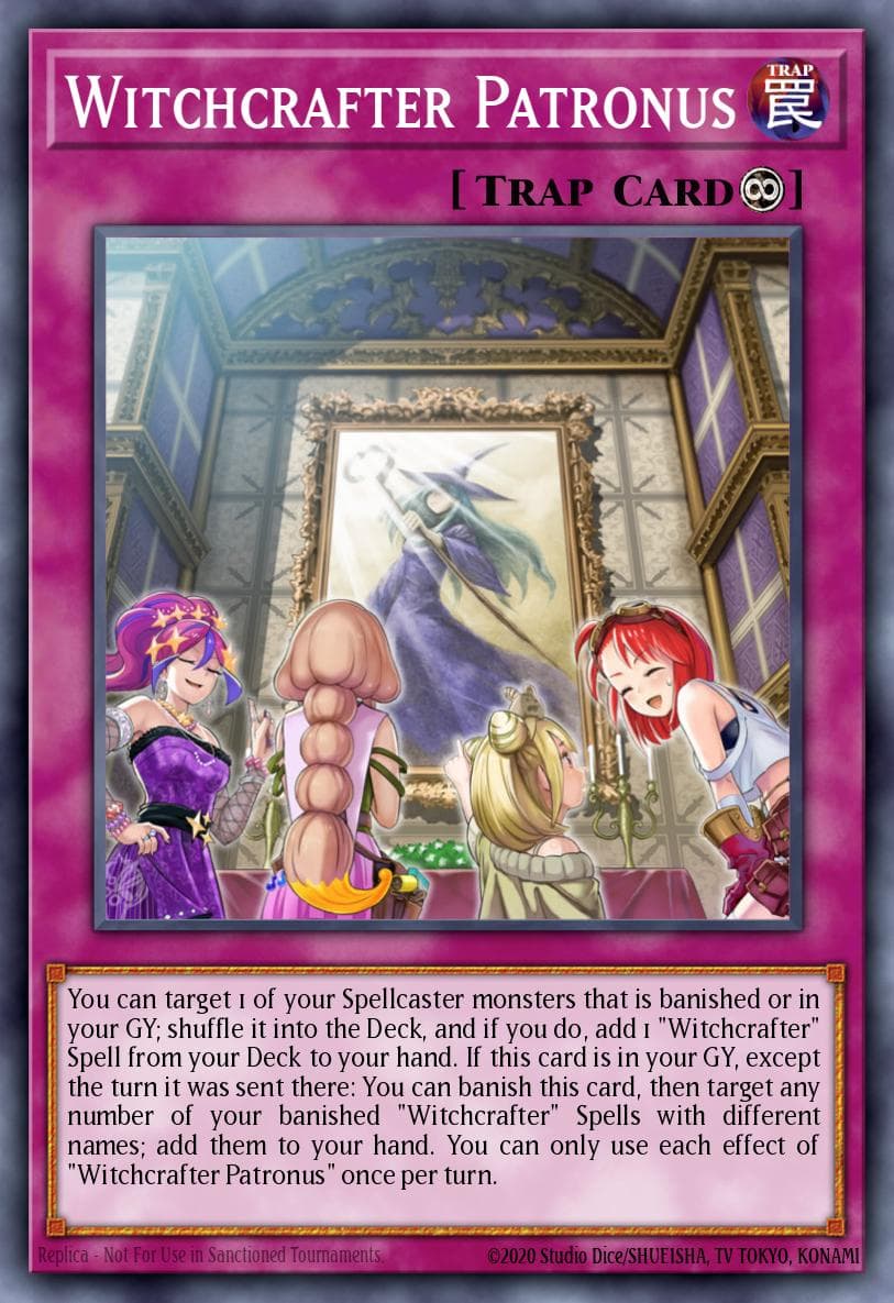 Witchcrafter Patronus Eternity Code Premiere! promotional card card