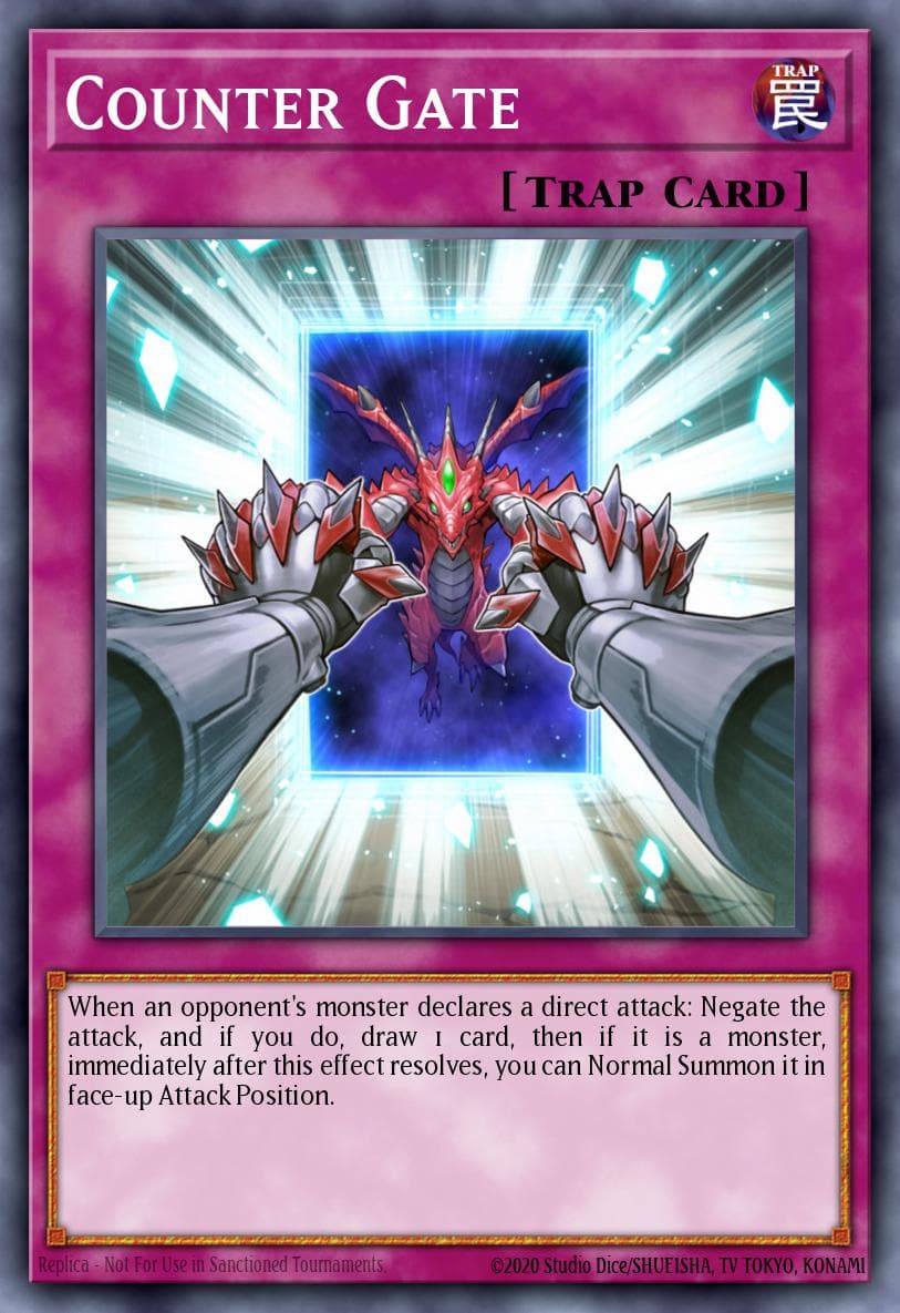 Counter Gate Yu-Gi-Oh! The Dark Side of Dimensions Movie Pack: Gold Edition card
