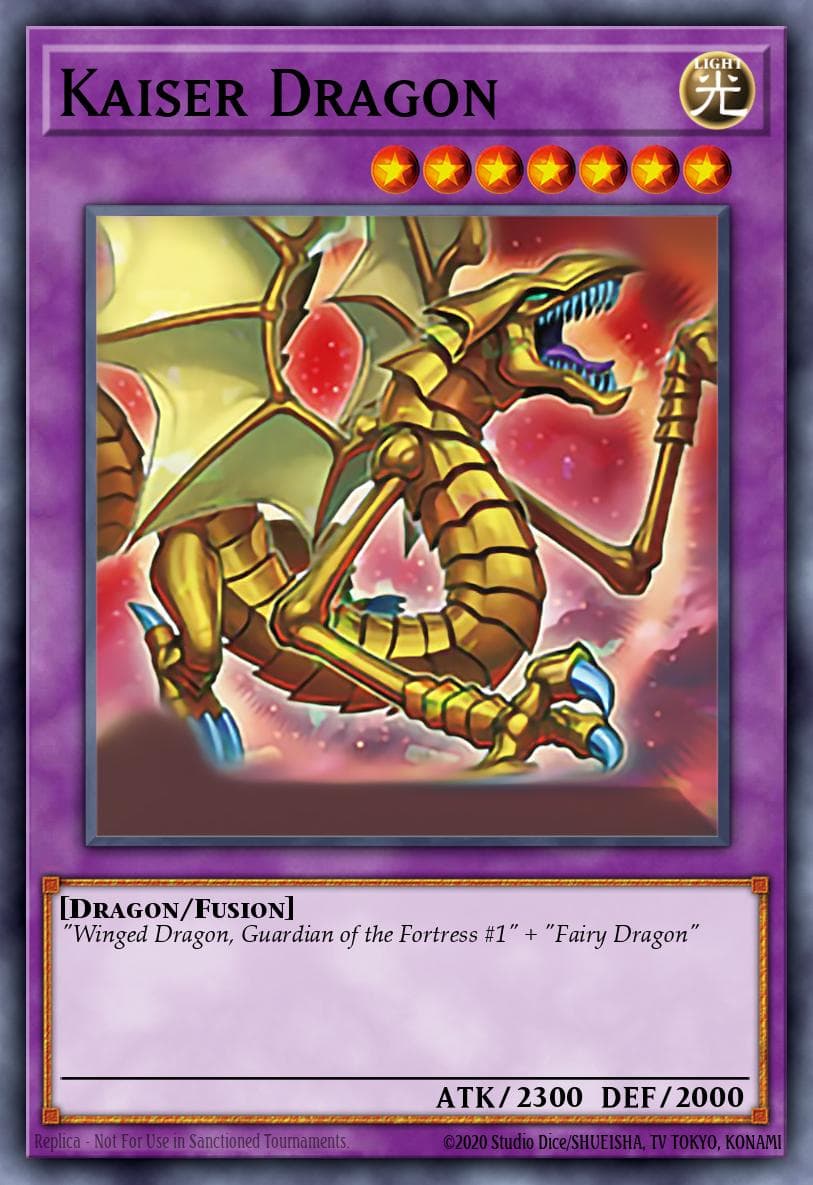 Kaiser Dragon McDonald's Promotional Cards 2 card