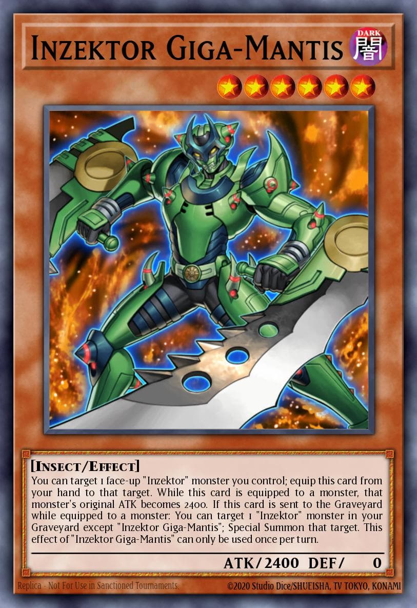 Inzektor Giga-Mantis Order of Chaos: Special Edition card