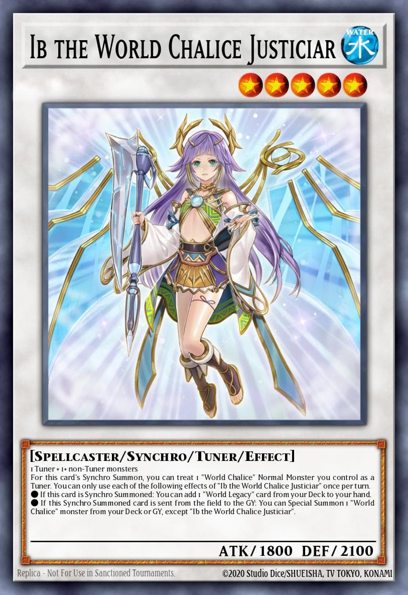 Ib the World Chalice Justiciar Battles of Legend: Terminal Revenge card