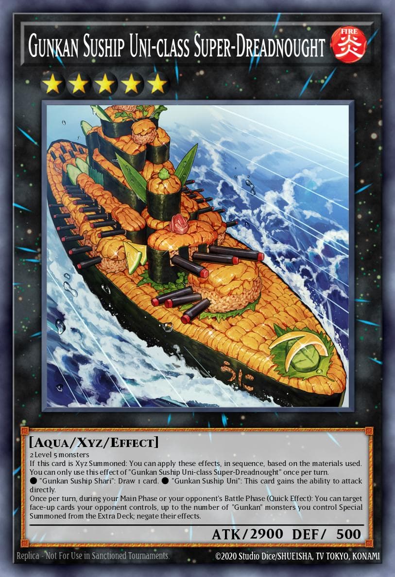 Gunkan Suship Uni-class Super-Dreadnought Burst of Destiny card