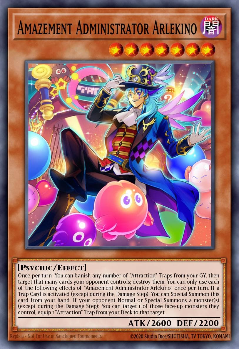 Amazement Administrator Arlekino Lightning Overdrive Premiere! promotional card card