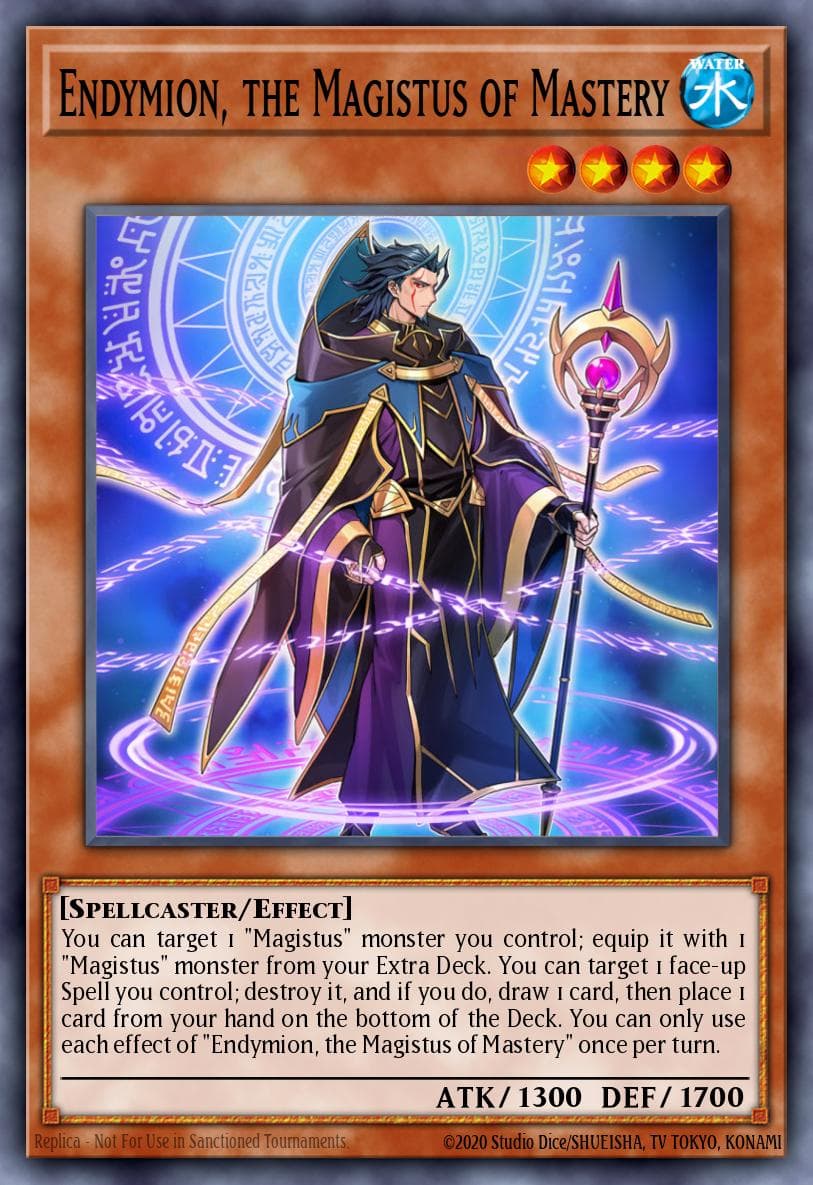 Endymion, the Magistus of Mastery Genesis Impact card