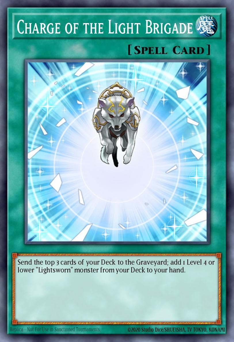 Charge of the Light Brigade Realm of Light Structure Deck card