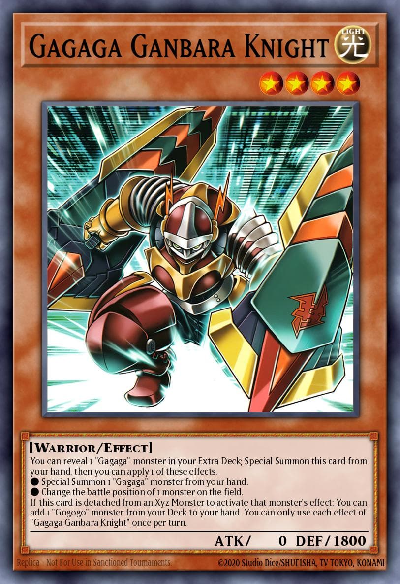 Gagaga Ganbara Knight Duelist's Advance card
