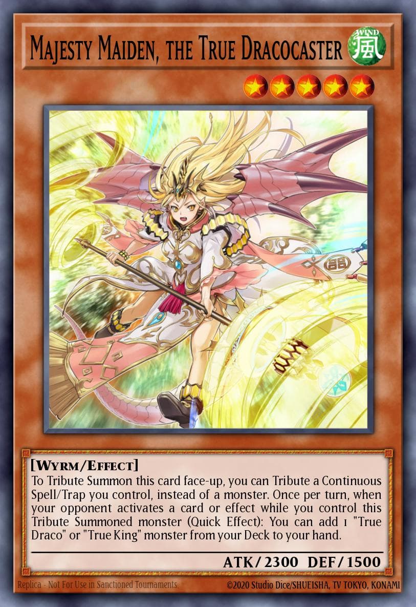 Majesty Maiden, the True Dracocaster 2018 Mega-Tin Mega Pack card