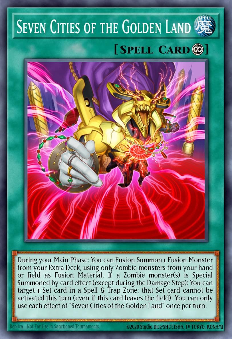 Seven Cities of the Golden Land Blazing Vortex Premiere! promotional card card