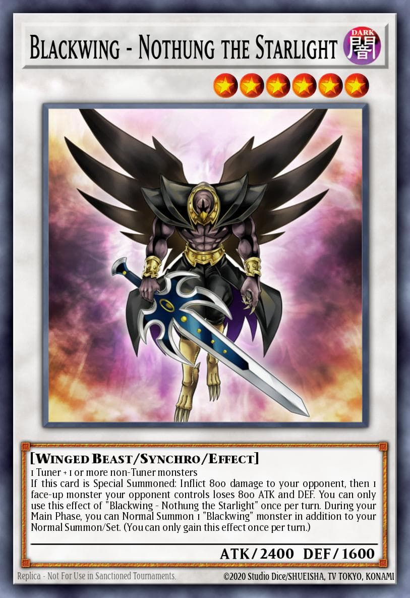 Blackwing - Nothung the Starlight Legendary Duelists: Season 2 card
