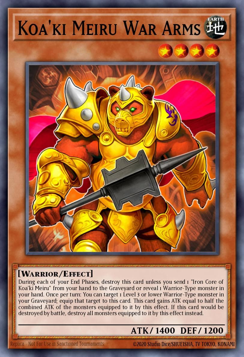 Koa'ki Meiru War Arms Battle Pack 3: Monster League card
