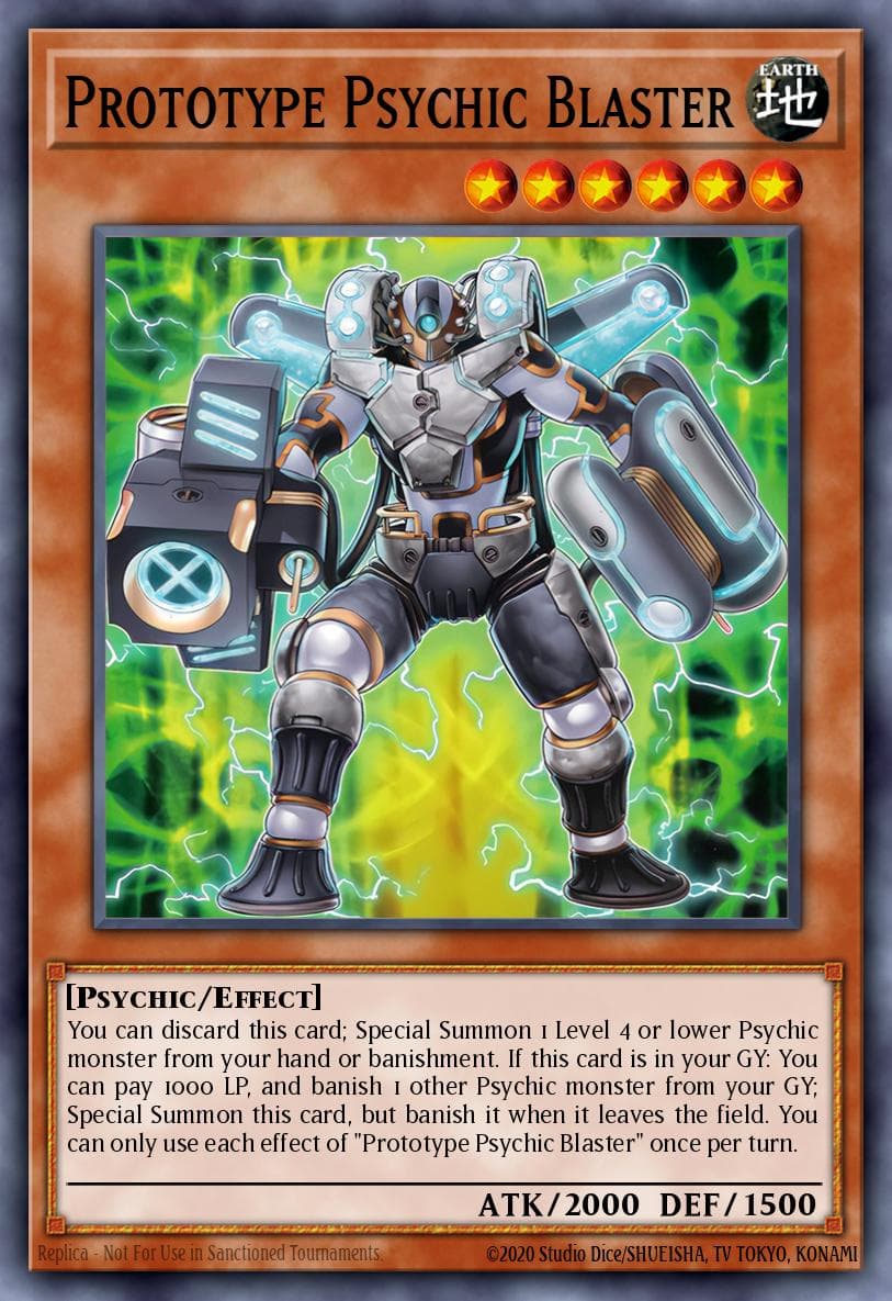 Prototype Psychic Blaster Duelist's Advance card