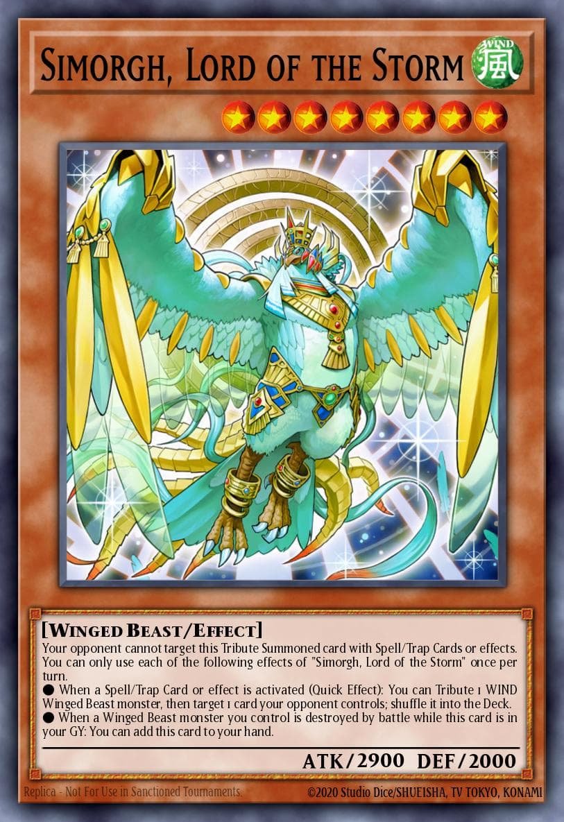 Simorgh, Lord of the Storm Rising Rampage Special Edition card