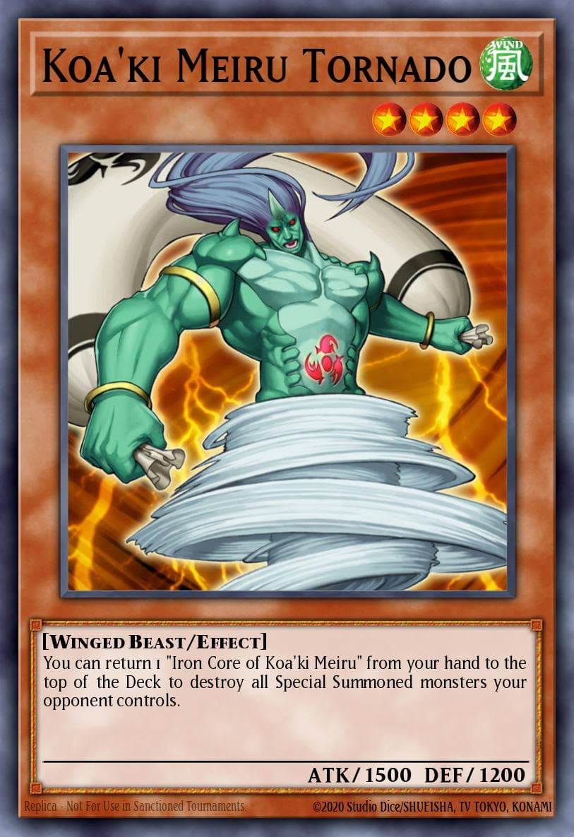 Koa'ki Meiru Tornado Ancient Prophecy: Special Edition card
