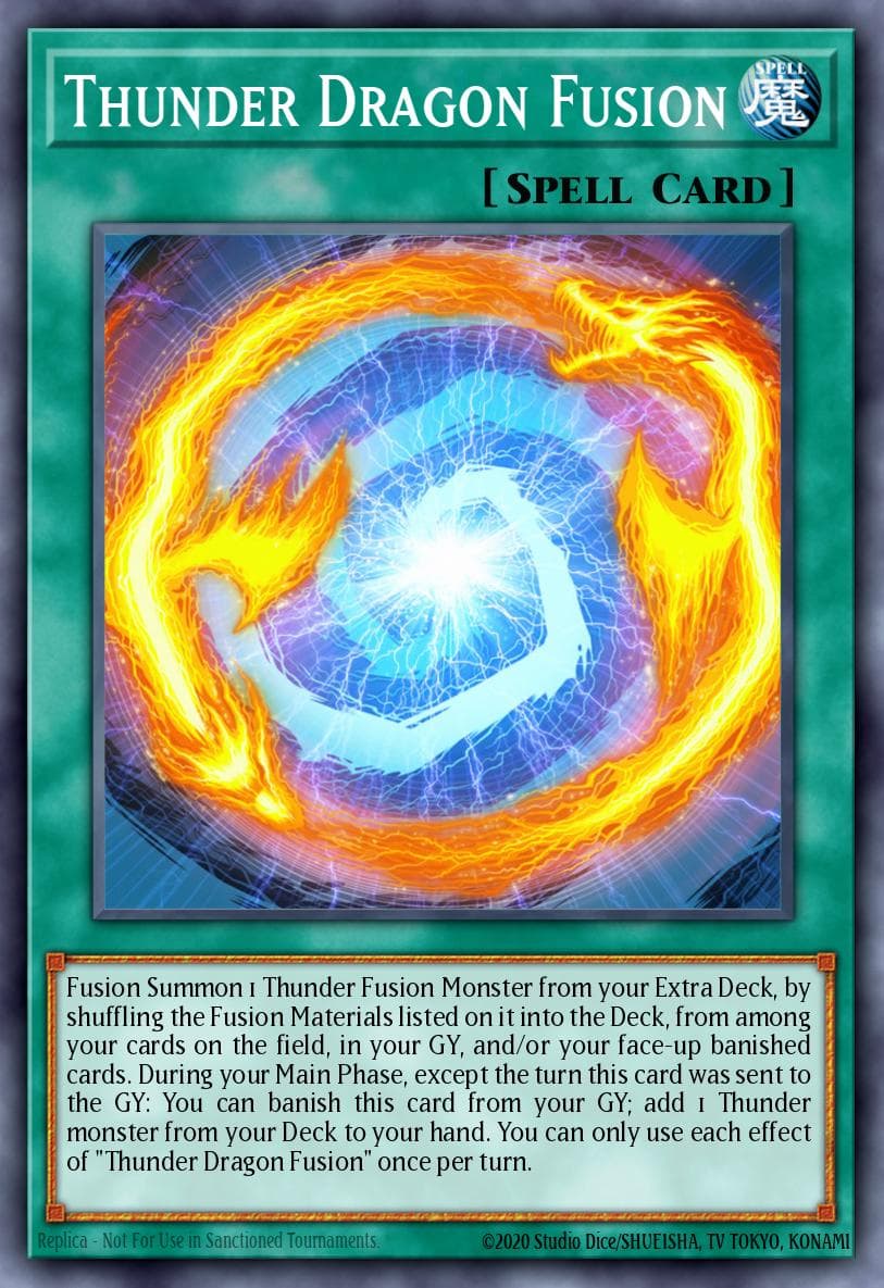 Thunder Dragon Fusion 2019 Gold Sarcophagus Tin Mega Pack card