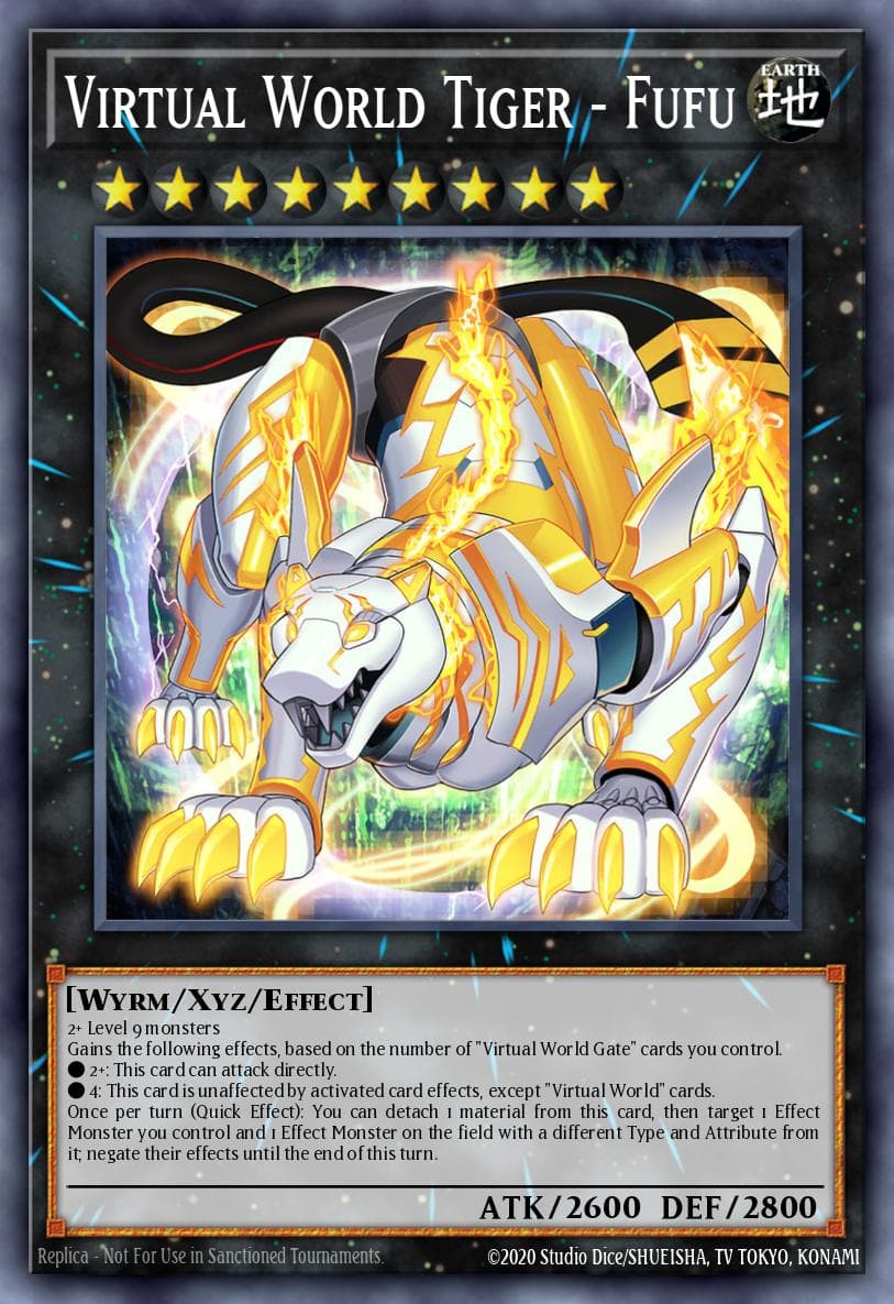Virtual World Tiger - Fufu Cyberstorm Access card