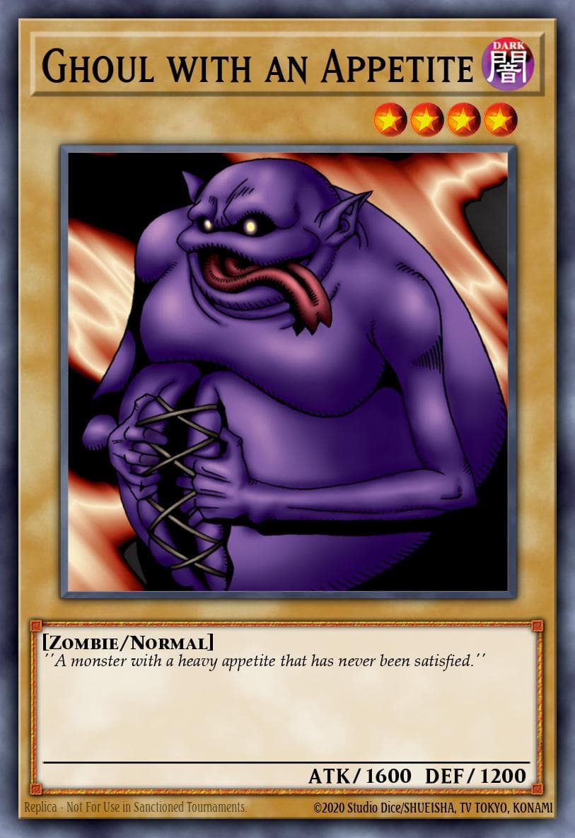 Ghoul with an Appetite 游戏王 card