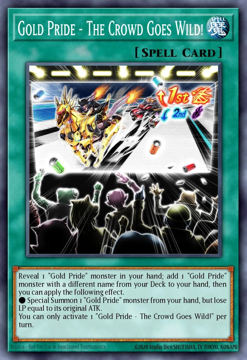 Gold Pride - The Crowd Goes Wild! 25th Anniversary Tin: Dueling Mirrors card