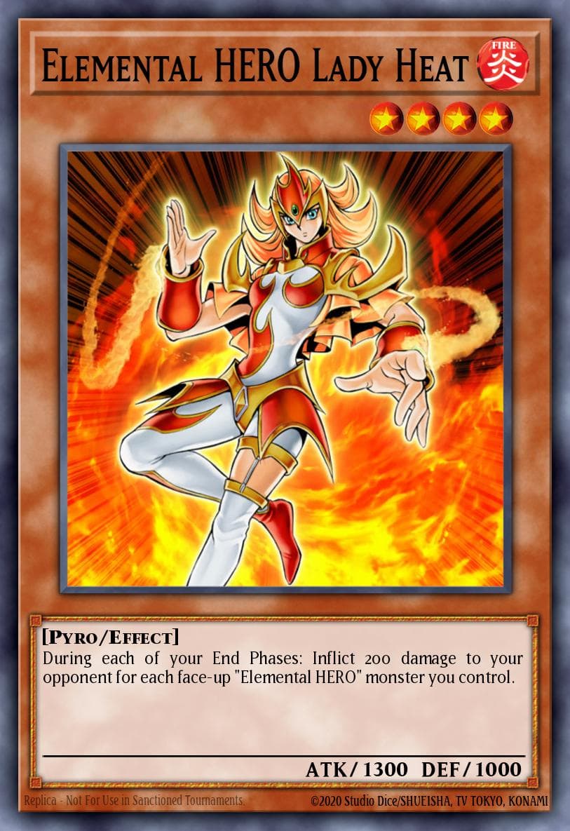 Elemental HERO Lady Heat Premium Pack 2 (TCG) card