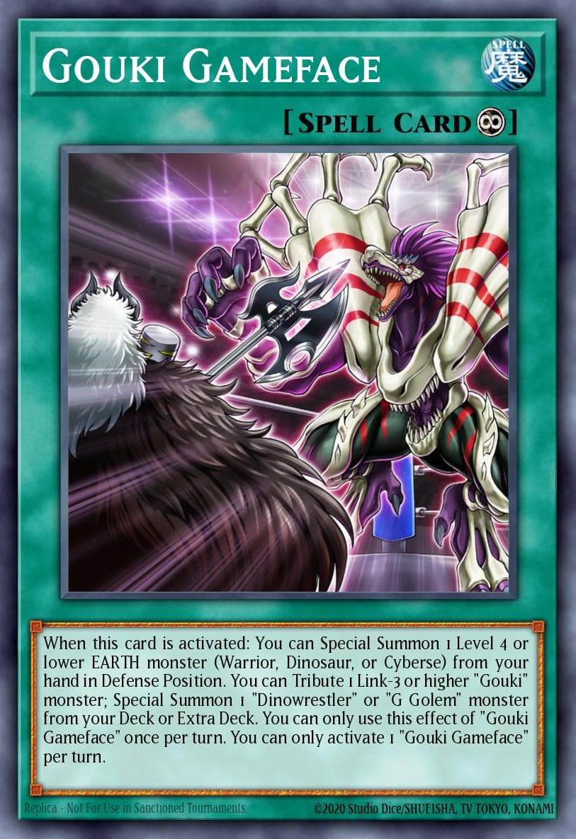 Gouki Gameface Doom of Dimensions card