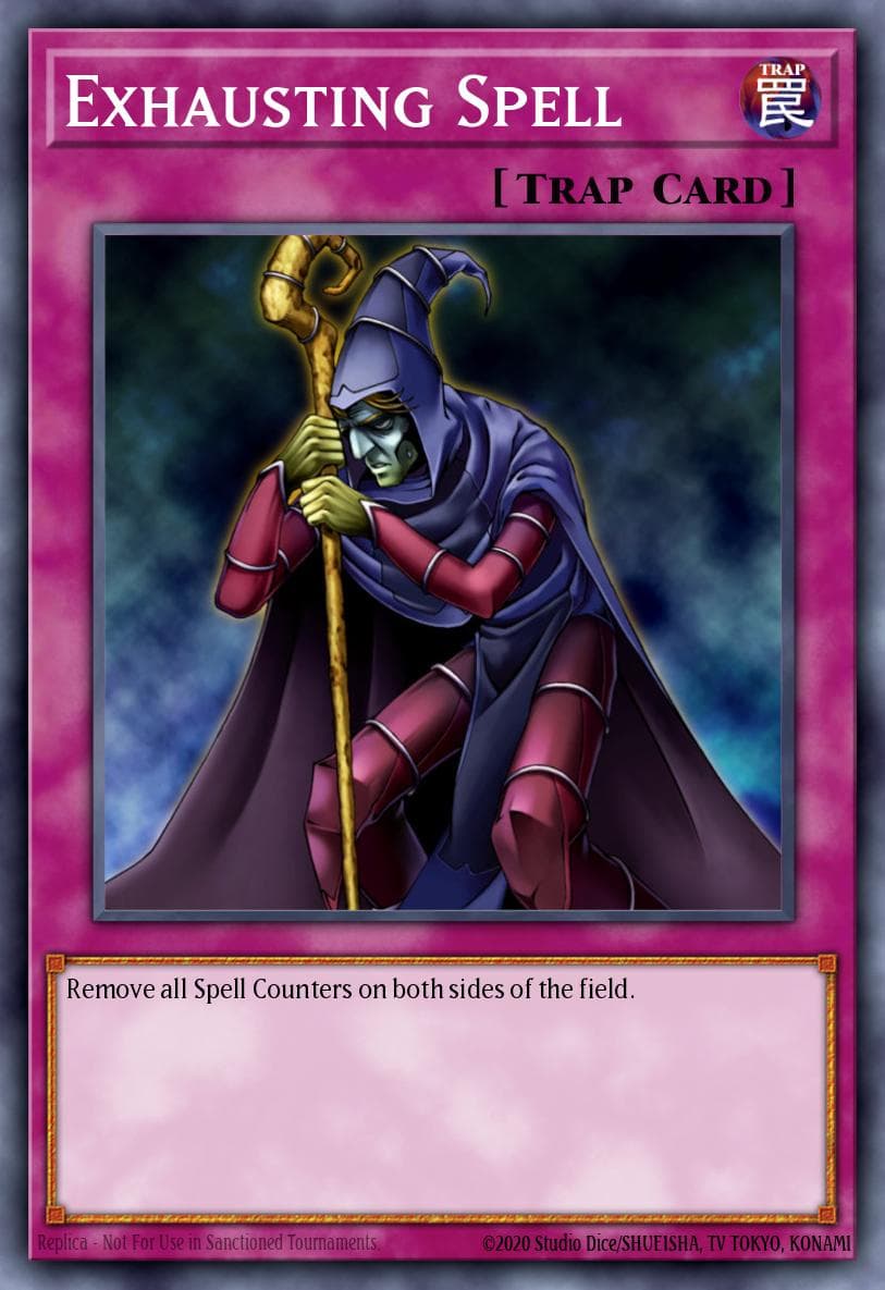 Exhausting Spell Dark Revelation Volume 1 card