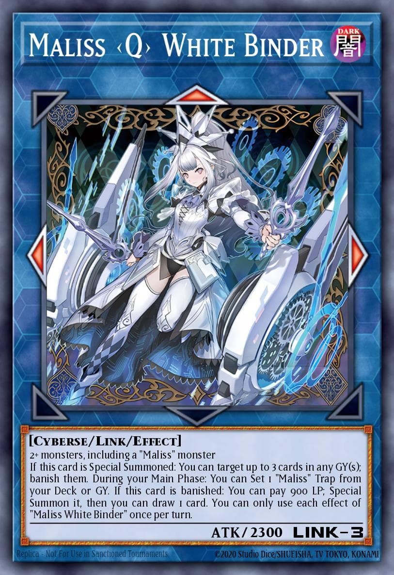 Maliss <Q> White Binder 2025 Mega-Pack Tin card